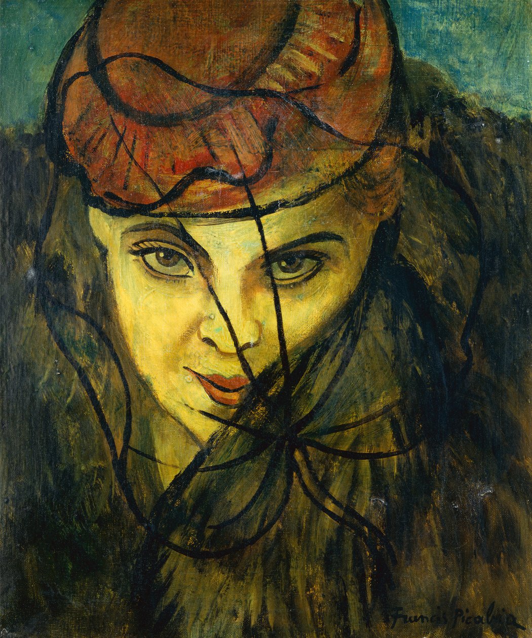 Portræt af en kvinde af Francis Picabia