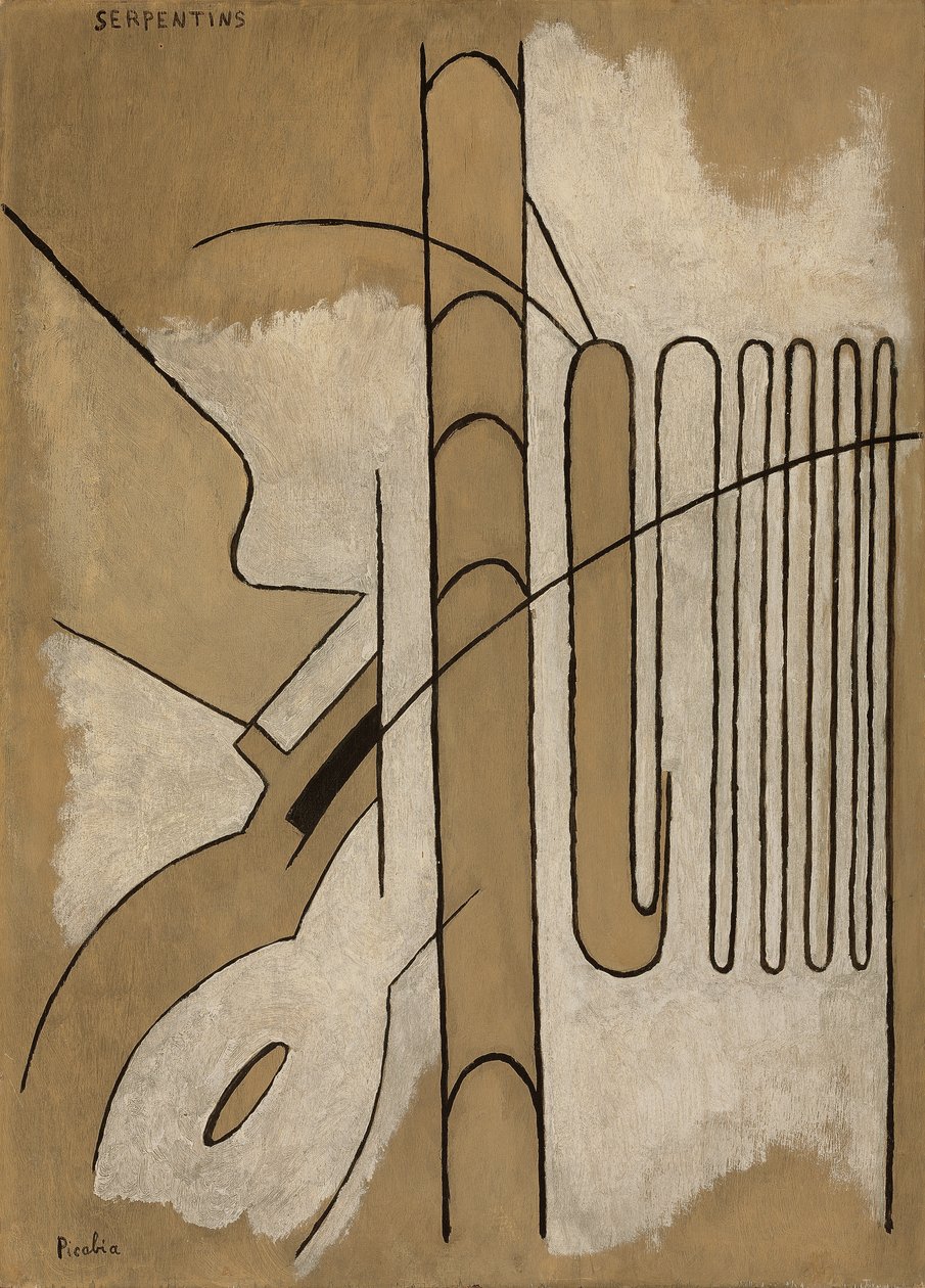 Serpentins, ca. 1922 (olie på plade) af Francis Picabia