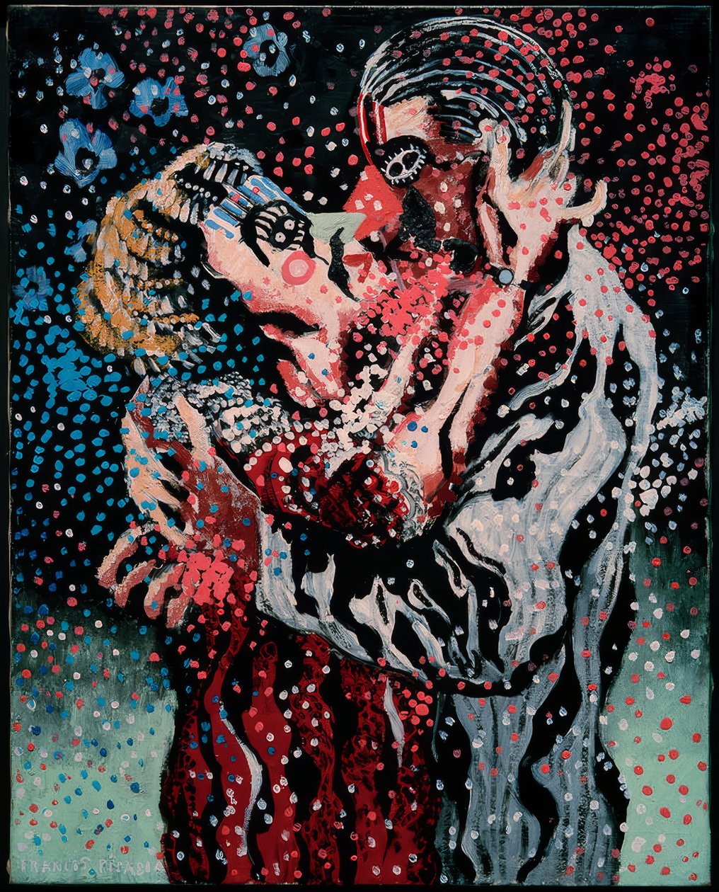 Fastelavnssøndag (kysset) af Francis Picabia