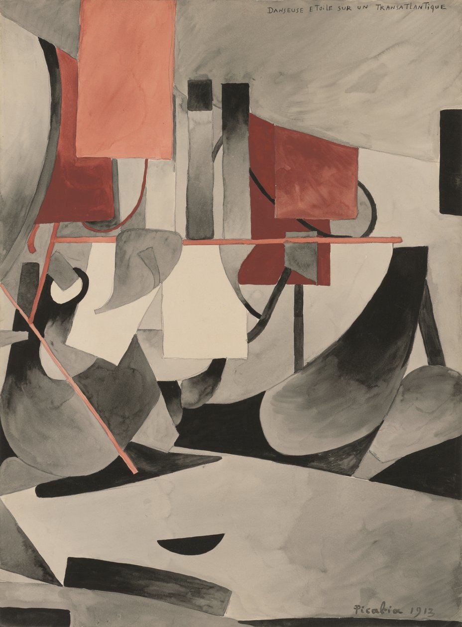 Stjernedanser på et transatlantisk skib af Francis Picabia