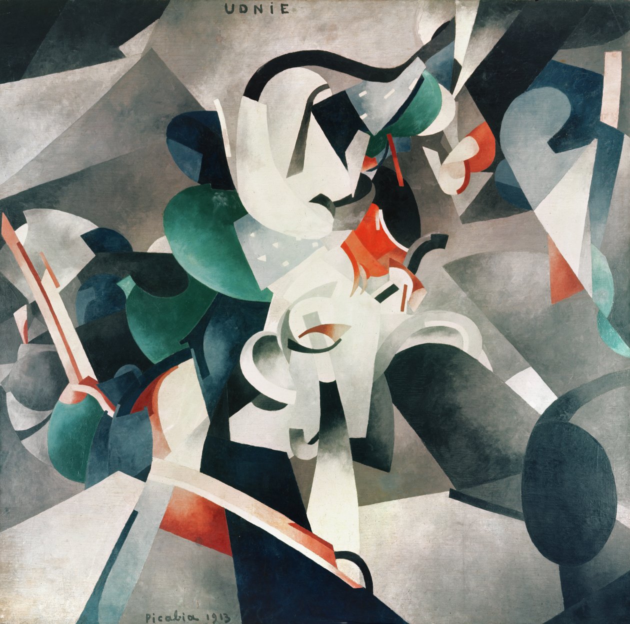 Udnie, ung amerikansk pige af Francis Picabia