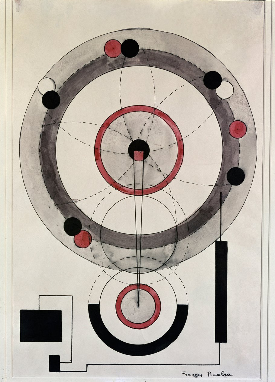 Uden titel (akvarel af Francis Picabia