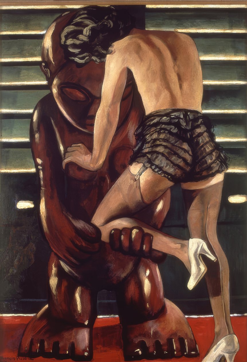 Kvinde med idol af Francis Picabia