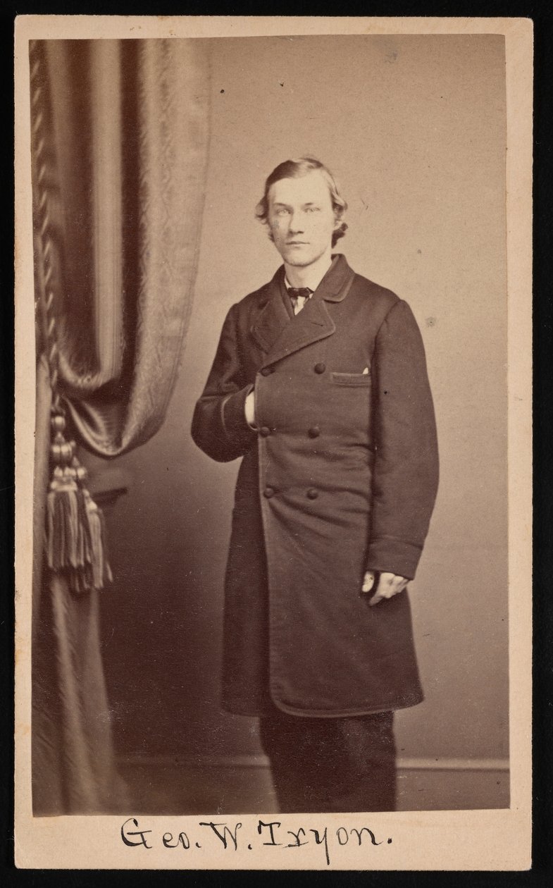 Portræt af George Washington Tryon 1838-1888, omkring 1860