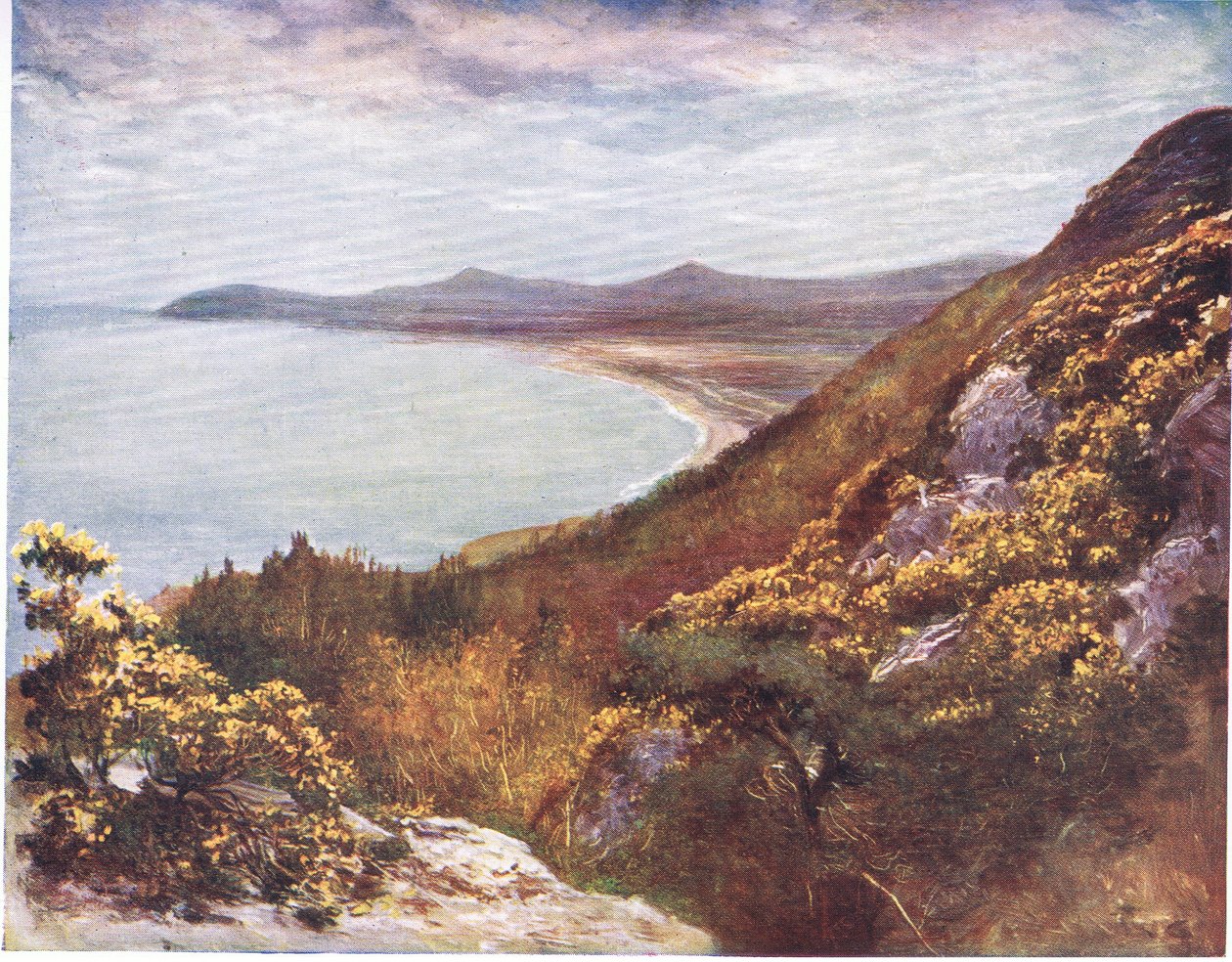 Dublin Bay fra Victoria Hill, fra Peeps at Many Lands: Ireland udgivet af Adams & Charles, 1909 af Francis S. Walker