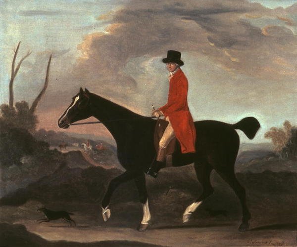 Mand til hest af Francis Sartorius