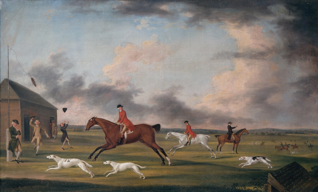 Kampen mellem hundene på Newmarket af Francis Sartorius