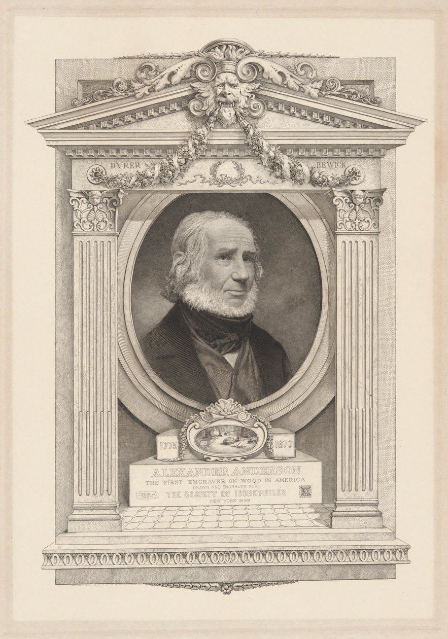 Portræt af Alexander Anderson af Francis Scott King