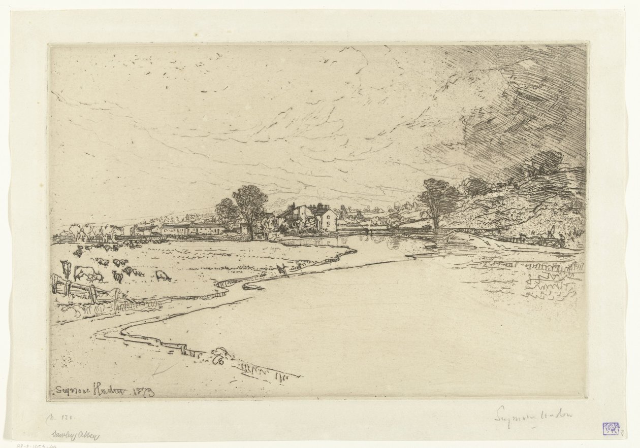 Sawley Abbey Sawley Abbey af Francis Seymour Haden (Sir) (signed by artist)