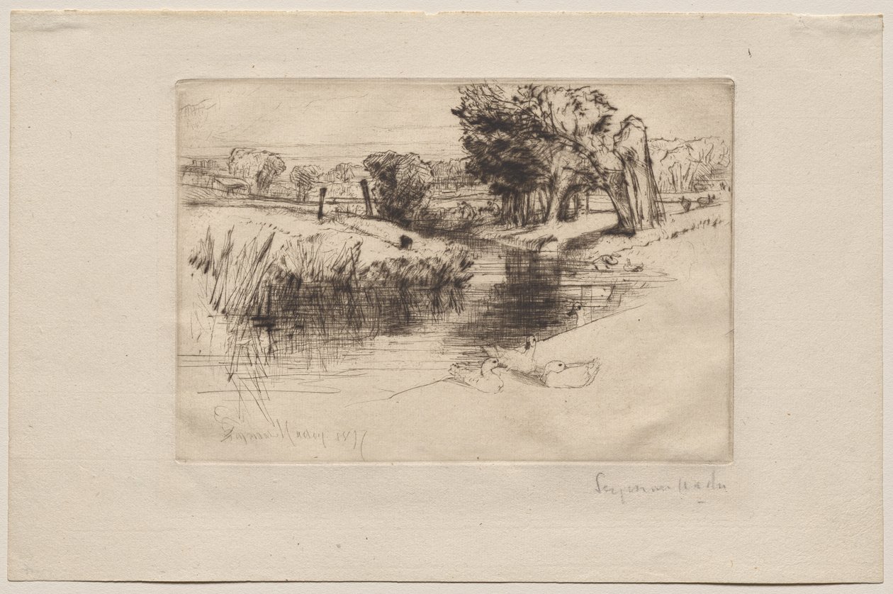 En Backwater af Francis Seymour Haden