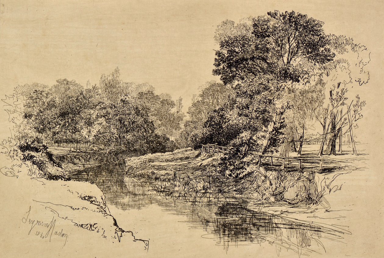 En flod i Irland af Francis Seymour Haden