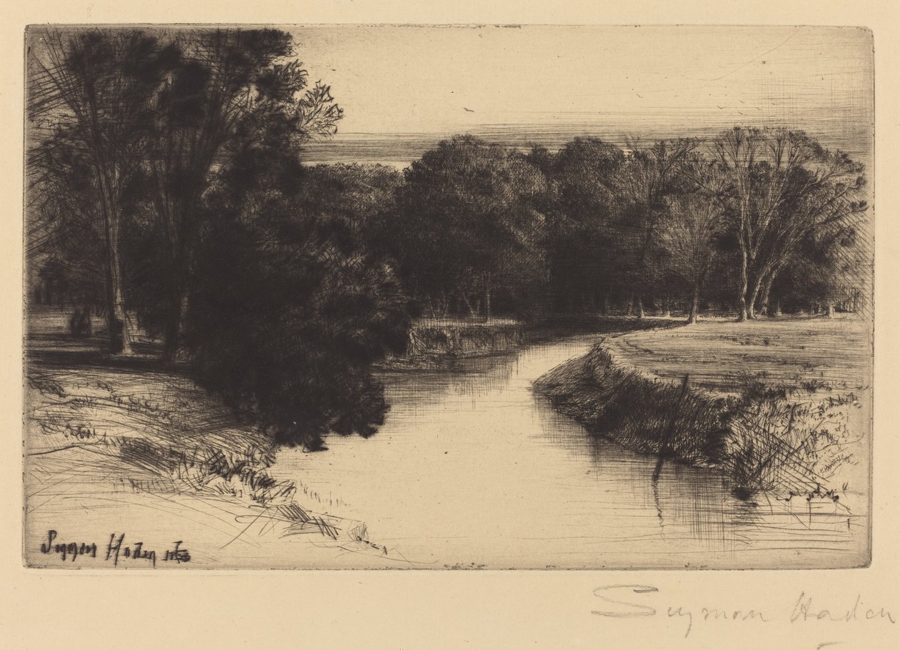 En solnedgang i Irland af Francis Seymour Haden