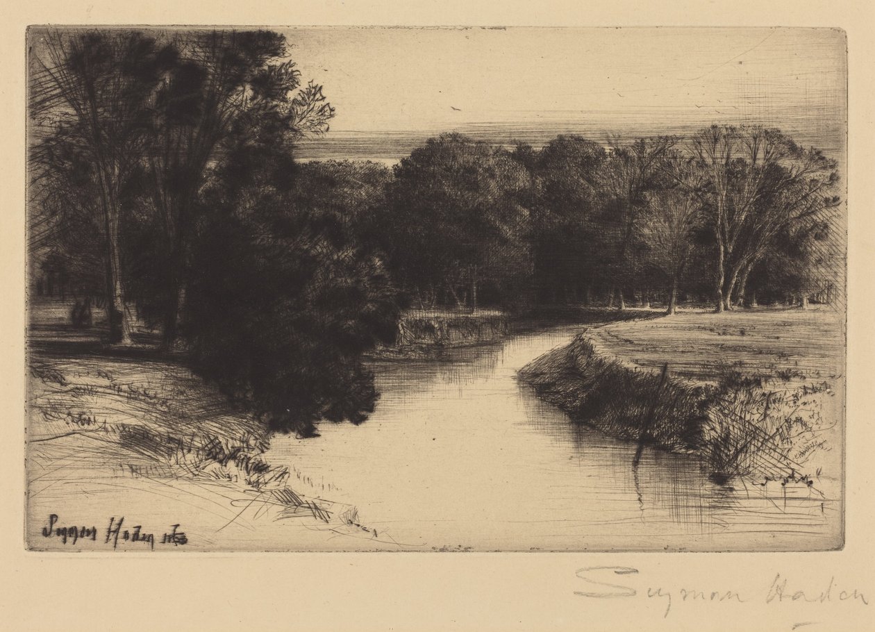 En solnedgang i Irland af Francis Seymour Haden