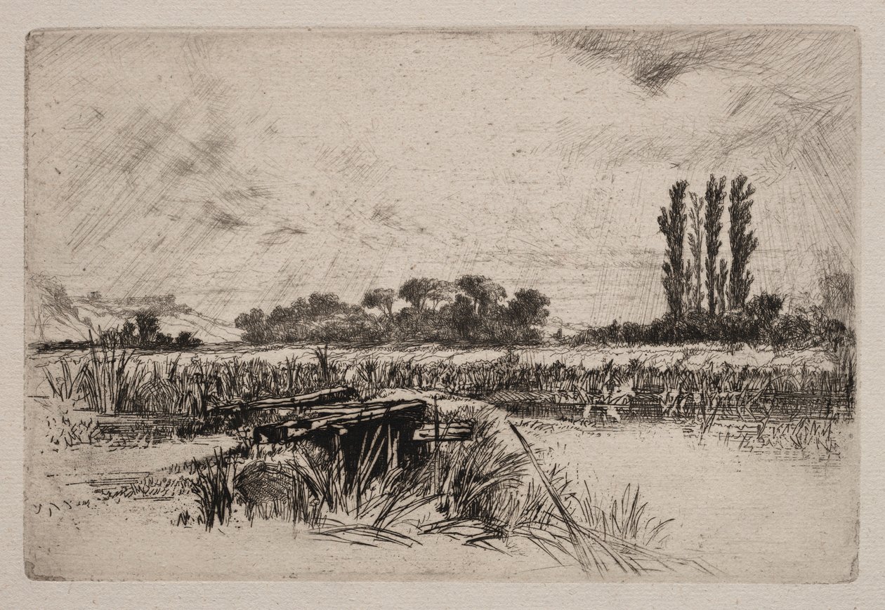 En vandeng, 1859. af Francis Seymour Haden