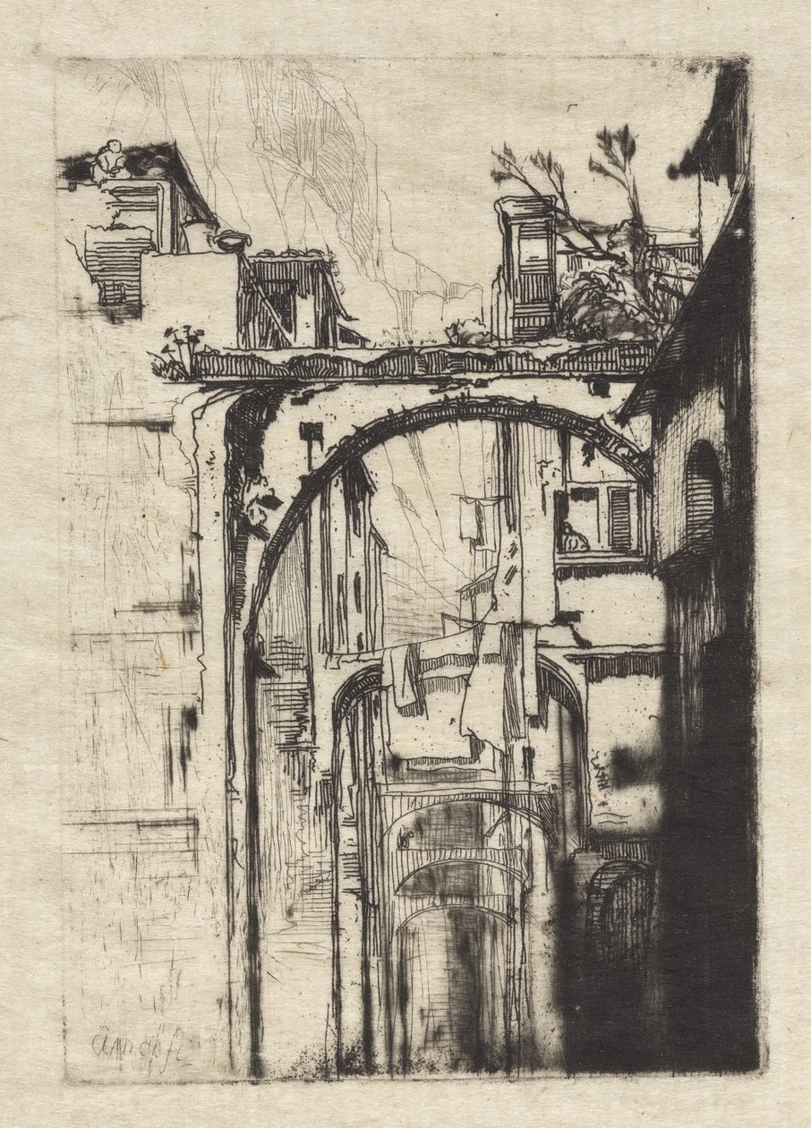 Amalfi af Francis Seymour Haden