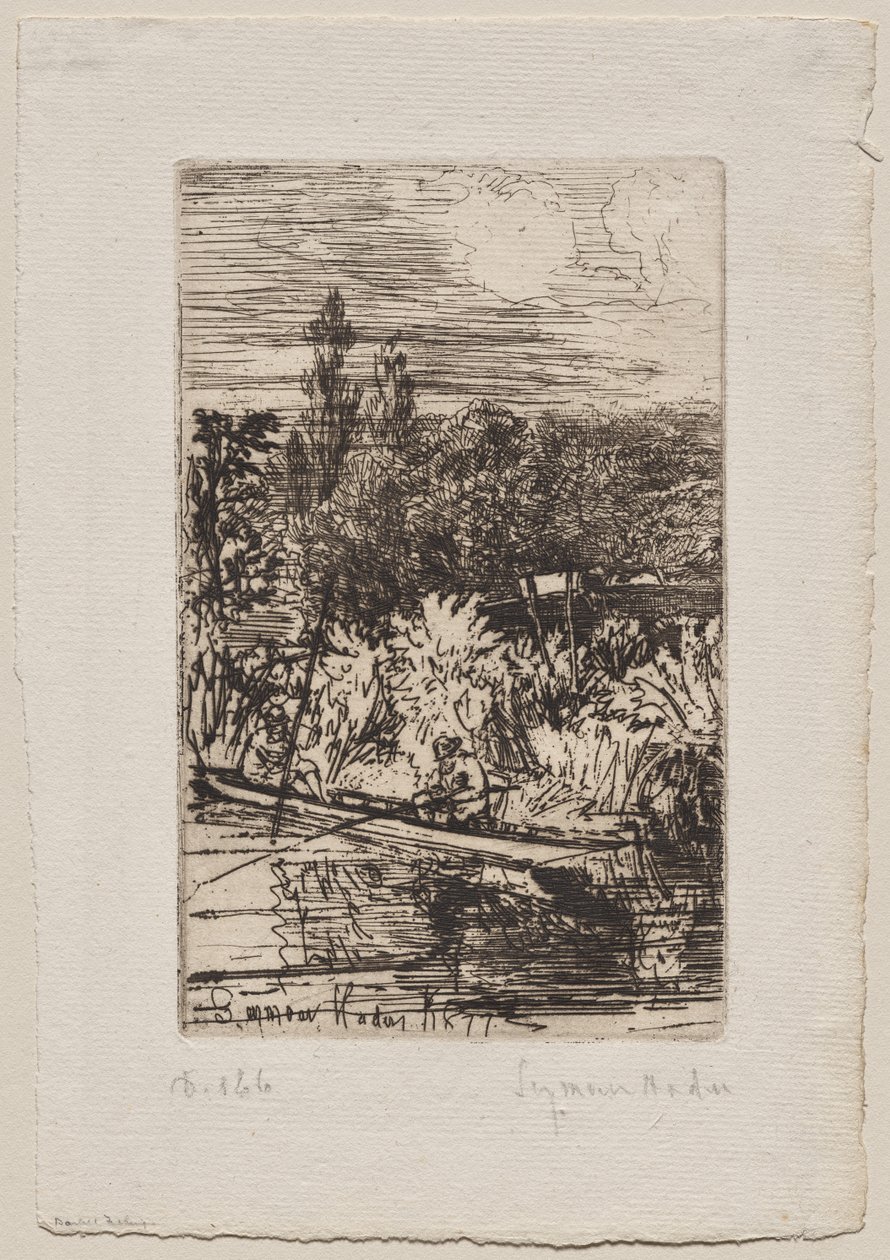 Barbel fiskeri af Francis Seymour Haden