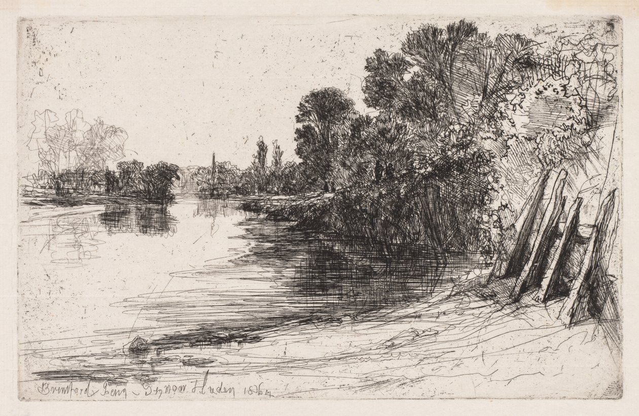 Brentford færge af Francis Seymour Haden