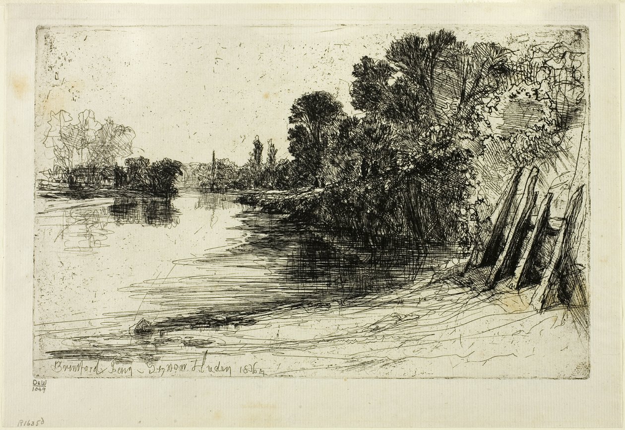 Brentford færge af Francis Seymour Haden