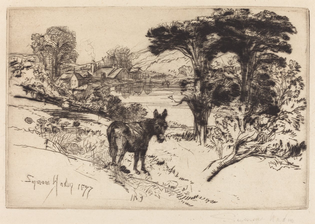 Challow Farm af Francis Seymour Haden