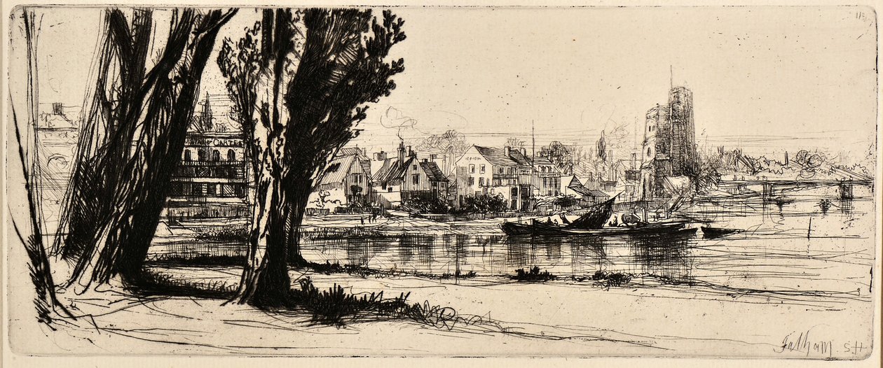 Fulham (ætsning) af Francis Seymour Haden