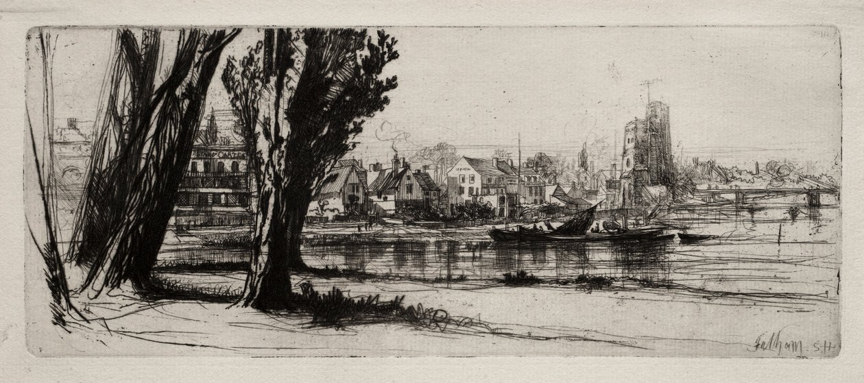 Fulham. af Francis Seymour Haden