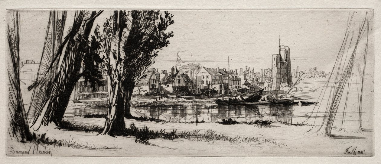 Fulham. af Francis Seymour Haden