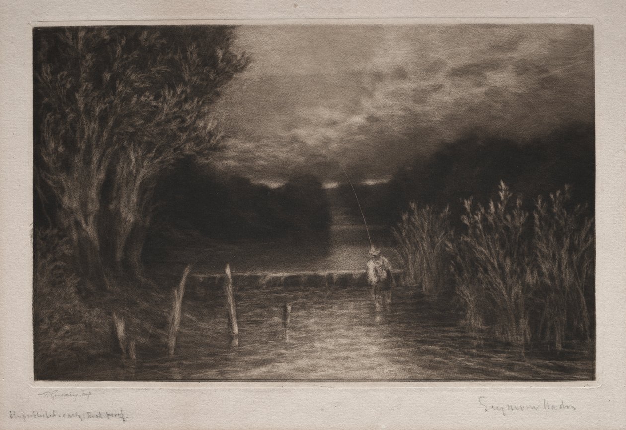 Harrfiskeri af Francis Seymour Haden