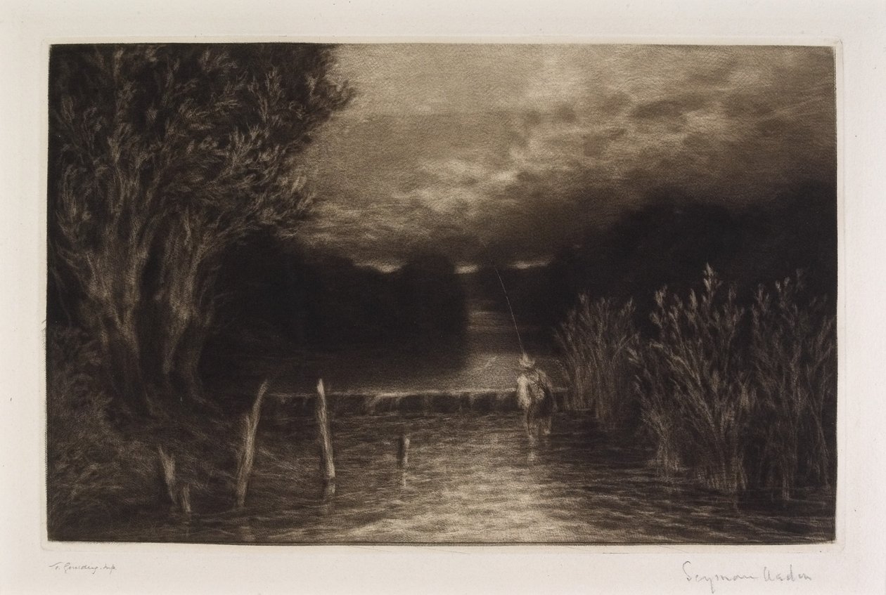 Harrfiskeri, 1897 af Francis Seymour Haden