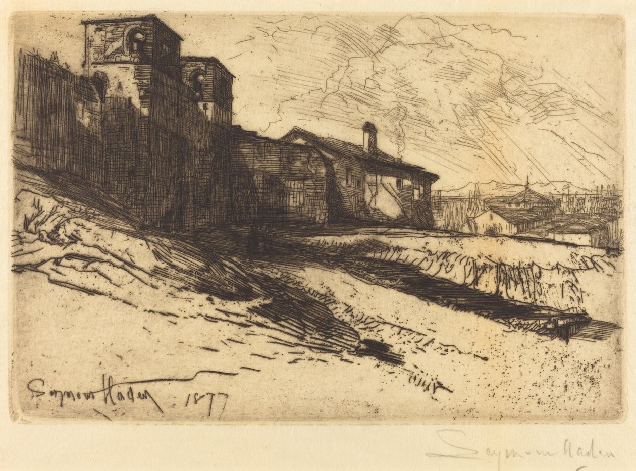 Grimme Spanien af Francis Seymour Haden