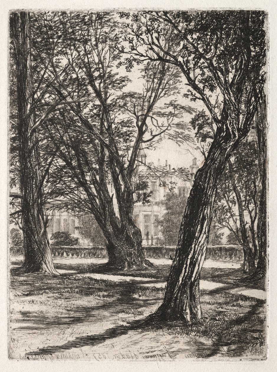 Kensington Gardens (den lille plade) af Francis Seymour Haden