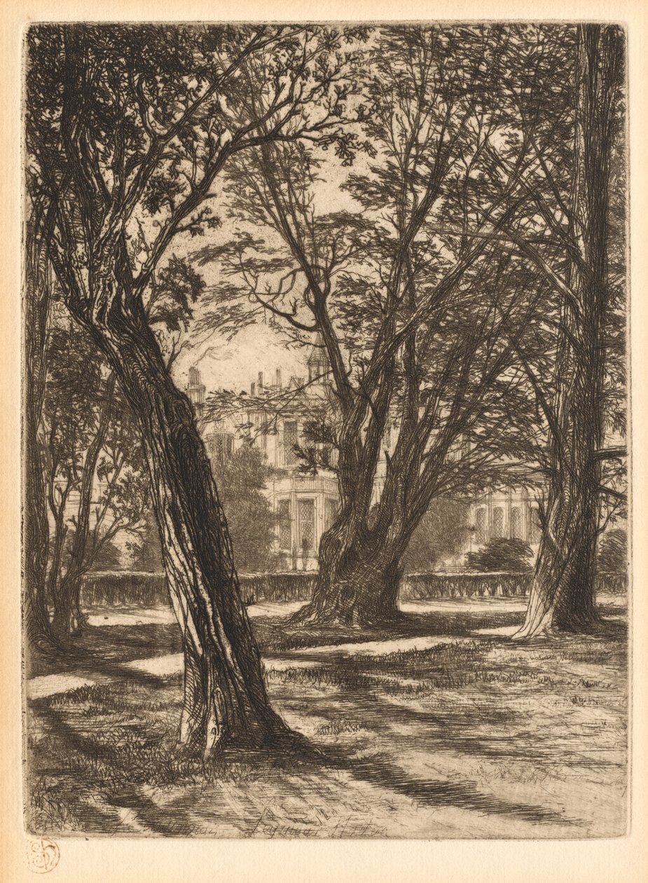 Kensington Gardens, nr. 1 (lille tallerken) af Francis Seymour Haden