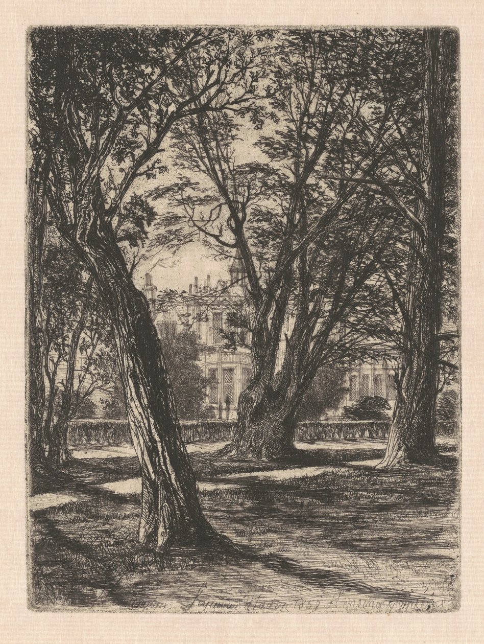 Kensington Gardens, nr. 1 af Francis Seymour Haden