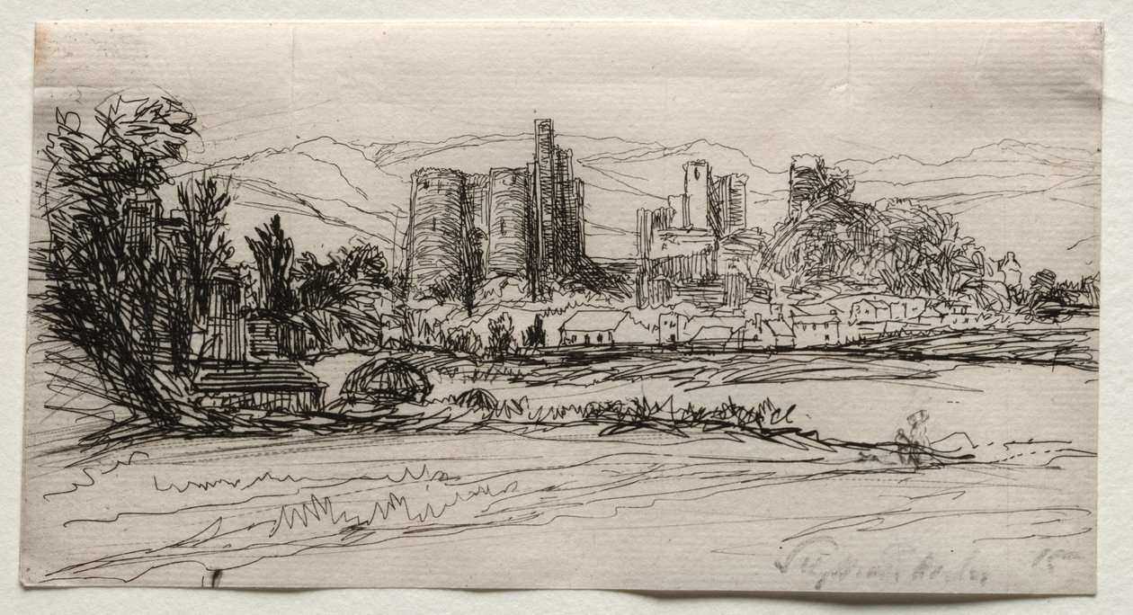 Kidwelly Slot af Francis Seymour Haden