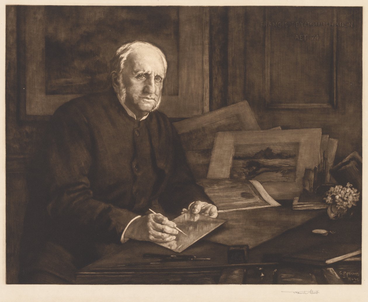 Sir Francis Seymour Haden, 1901. af Francis Seymour Haden