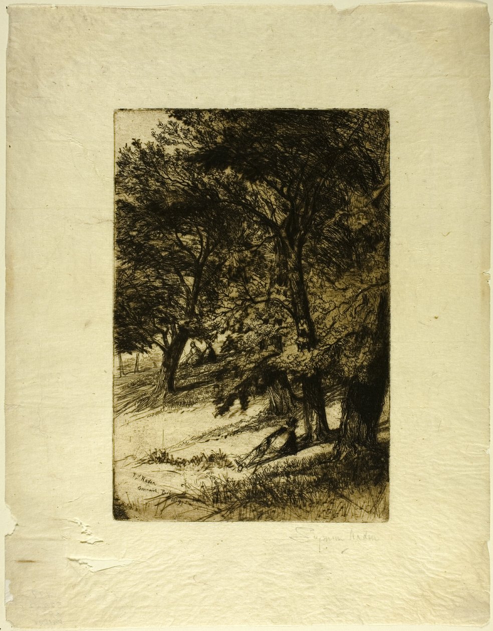 Under taget... af Francis Seymour Haden