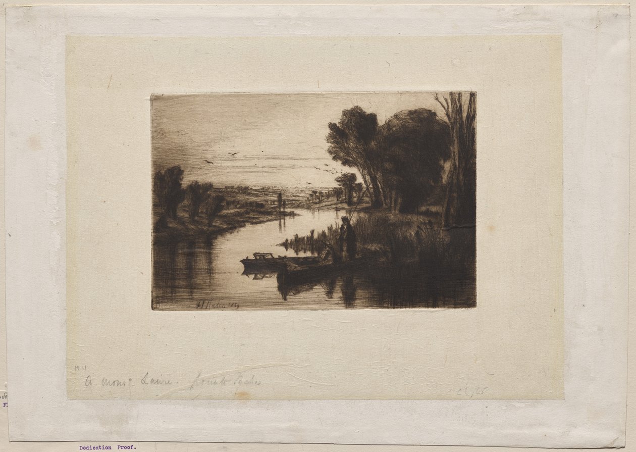 Thames Fisherman af Francis Seymour Haden