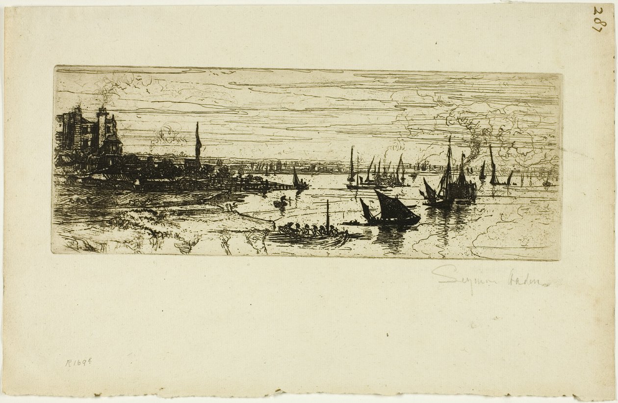 Kroen, Purfleet af Francis Seymour Haden