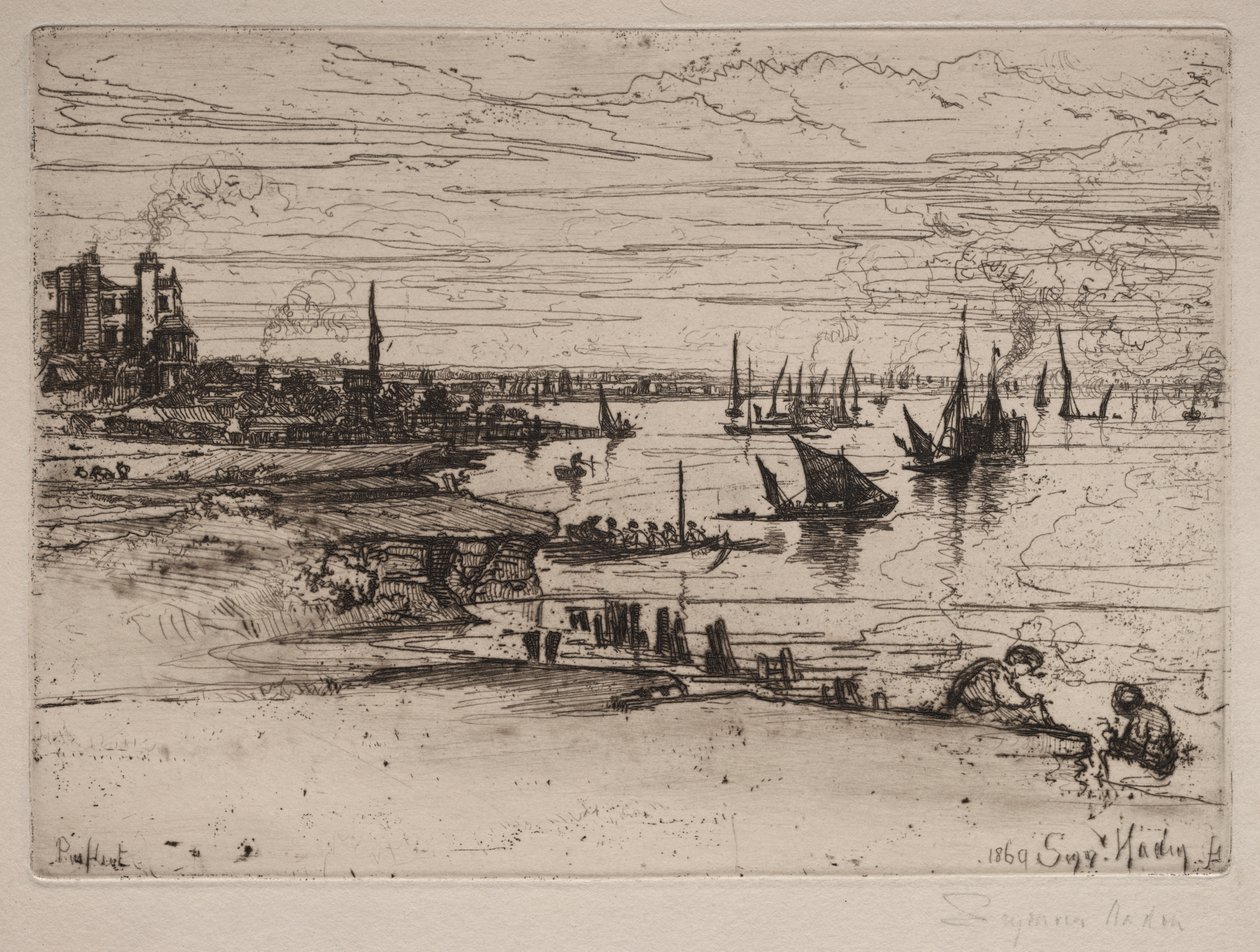 Kroen, Purfleet af Francis Seymour Haden