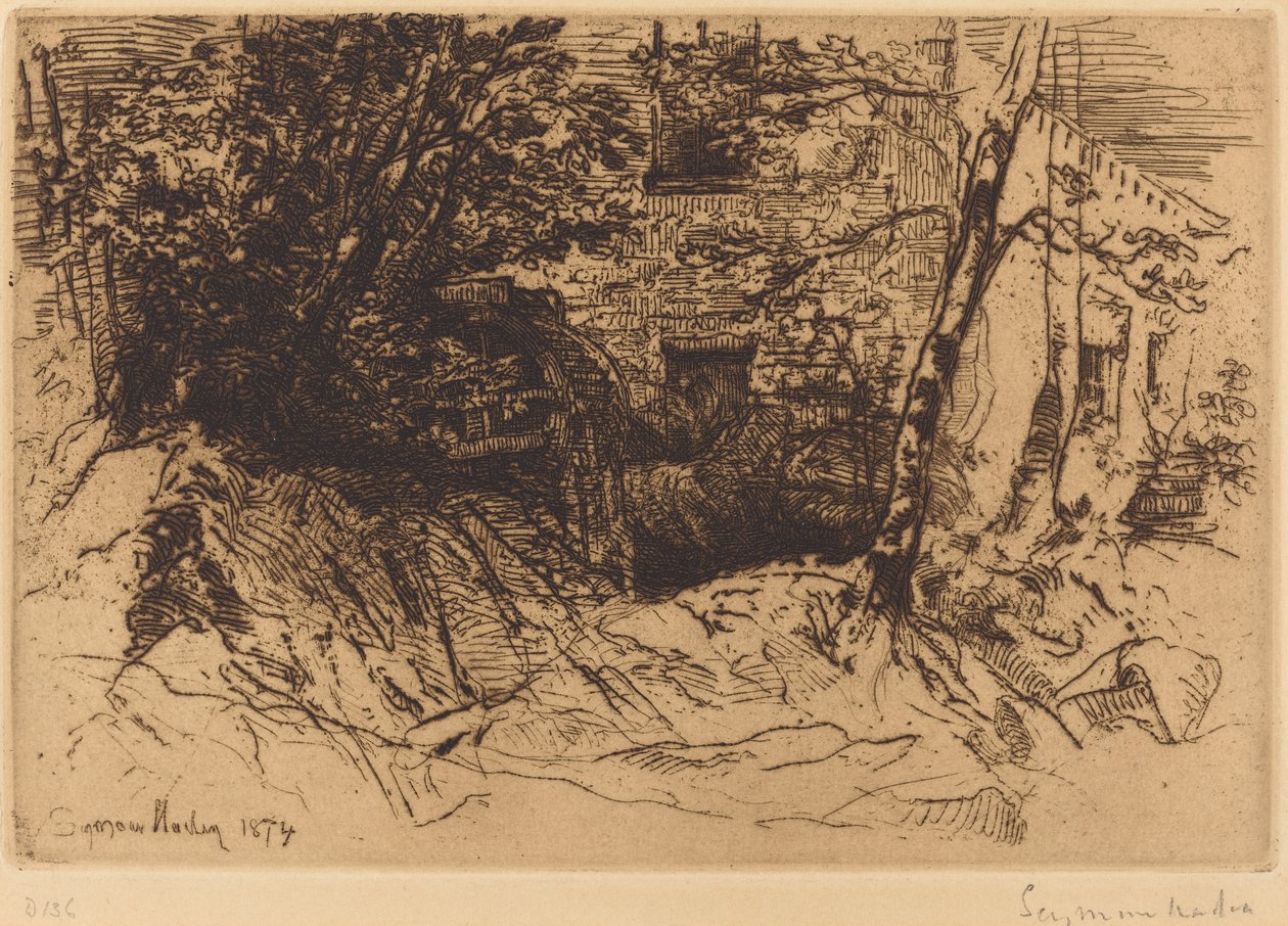 Møllehjulet af Francis Seymour Haden