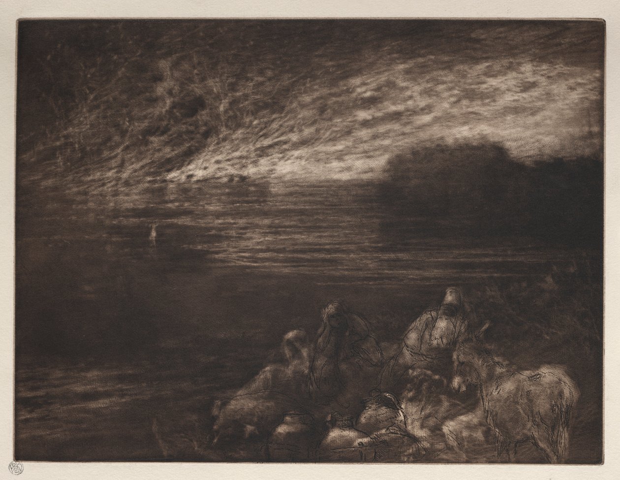 Saltsøjlen af Francis Seymour Haden