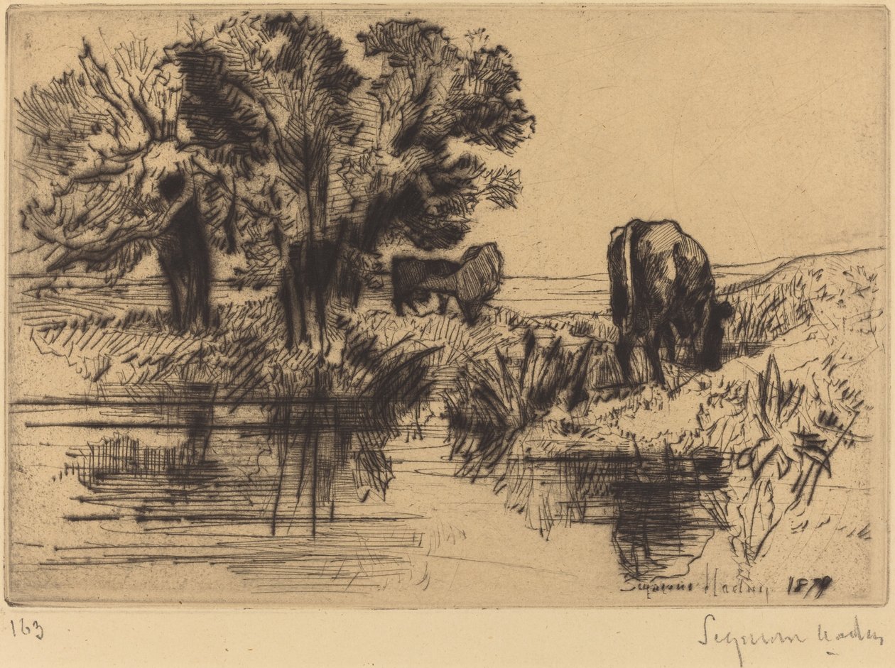 De tre køer af Francis Seymour Haden
