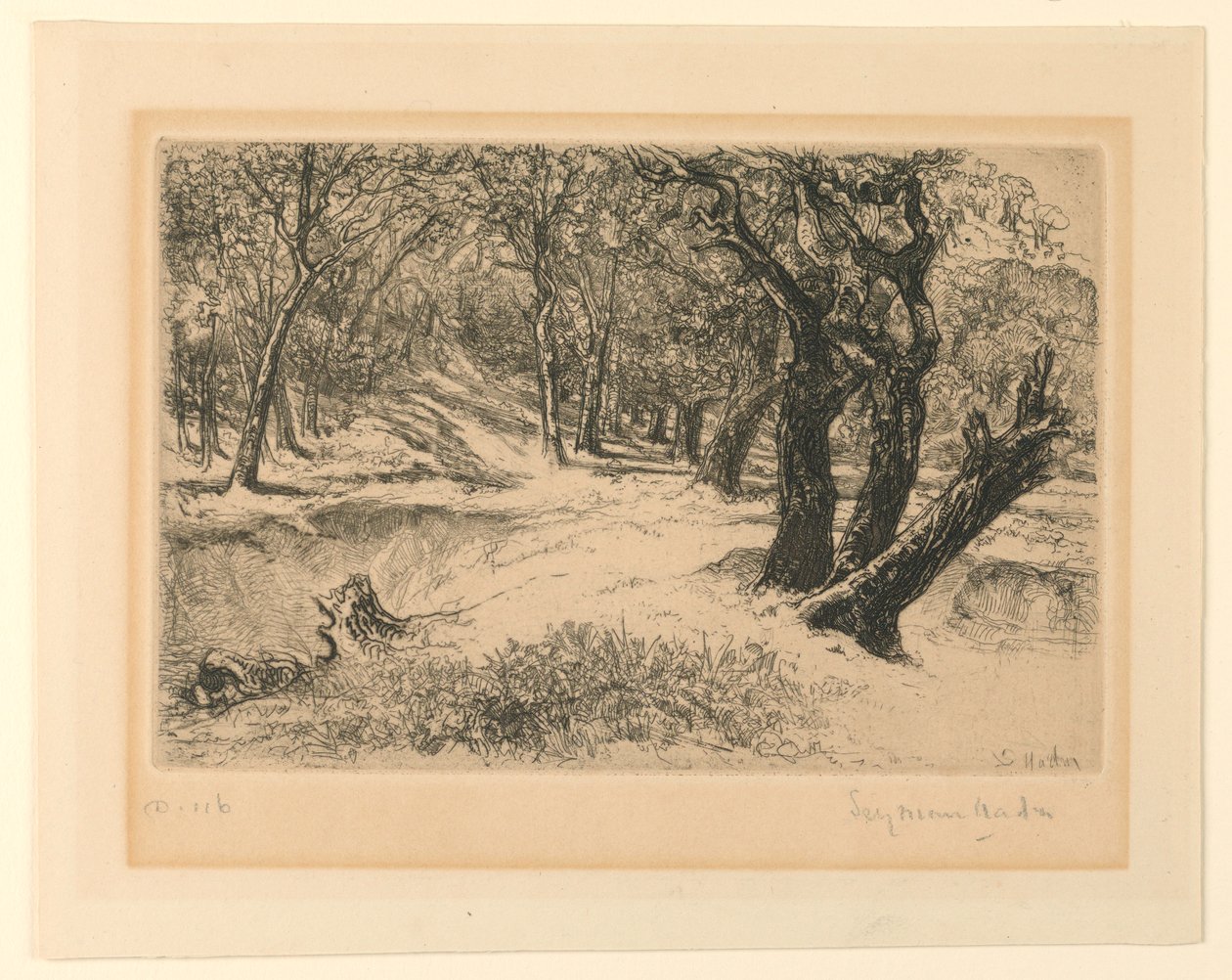 De tre søstre af Francis Seymour Haden