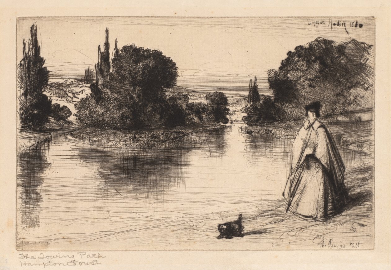 Slæbestien, 1864. af Francis Seymour Haden