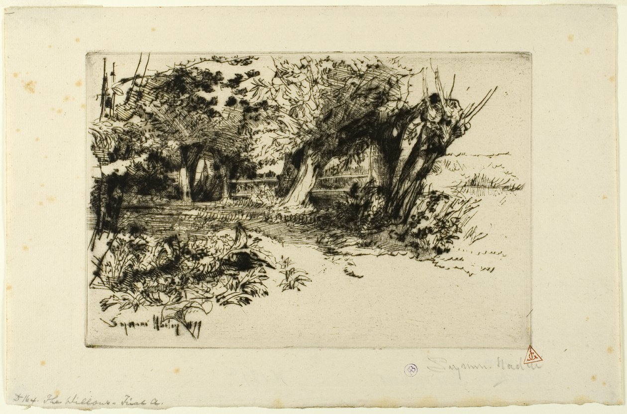 Piletræerne af Francis Seymour Haden
