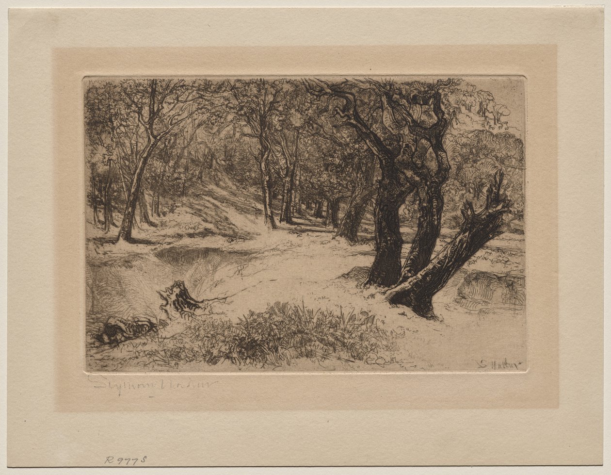 Tre søstre af Francis Seymour Haden