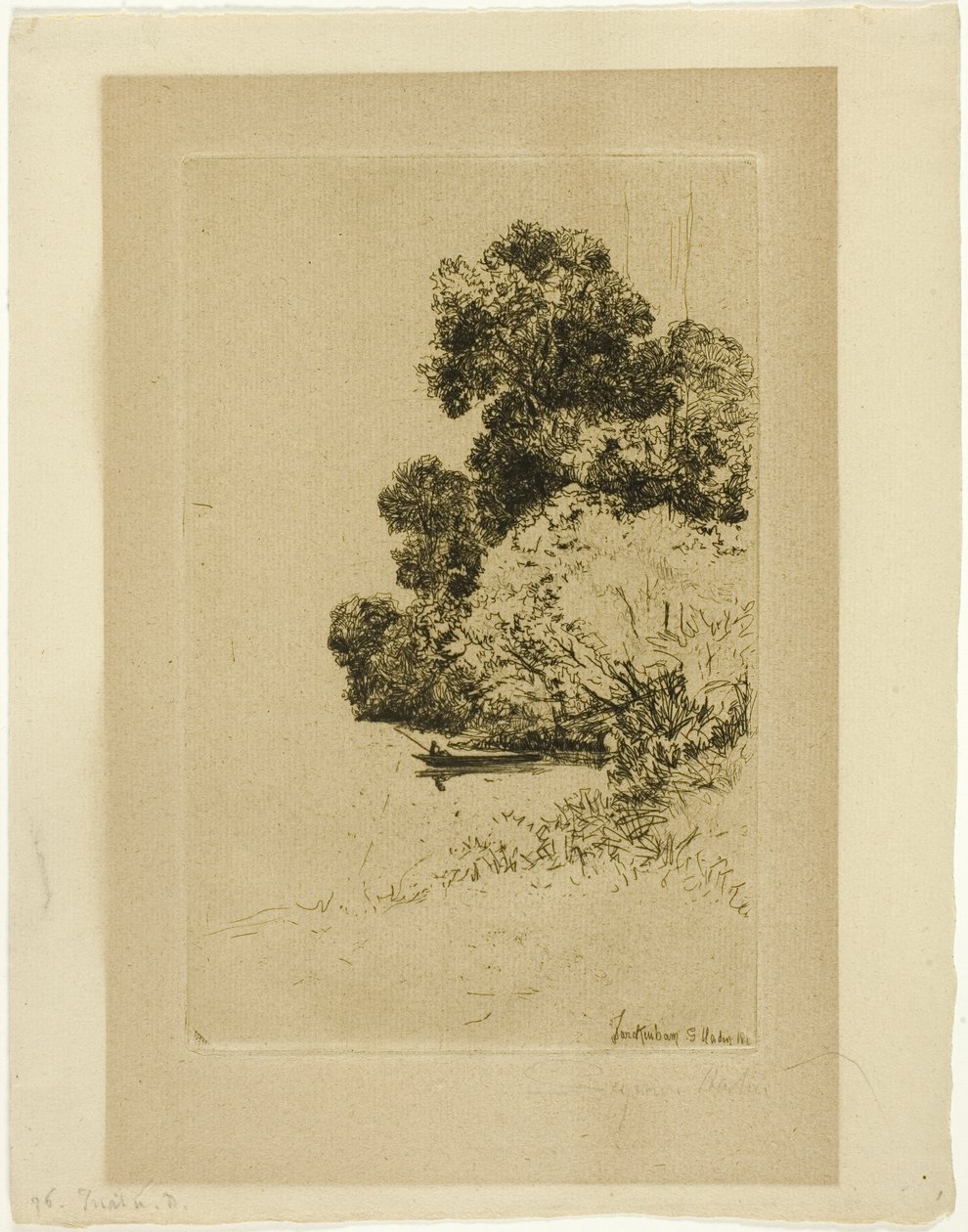 Twickenham buske af Francis Seymour Haden