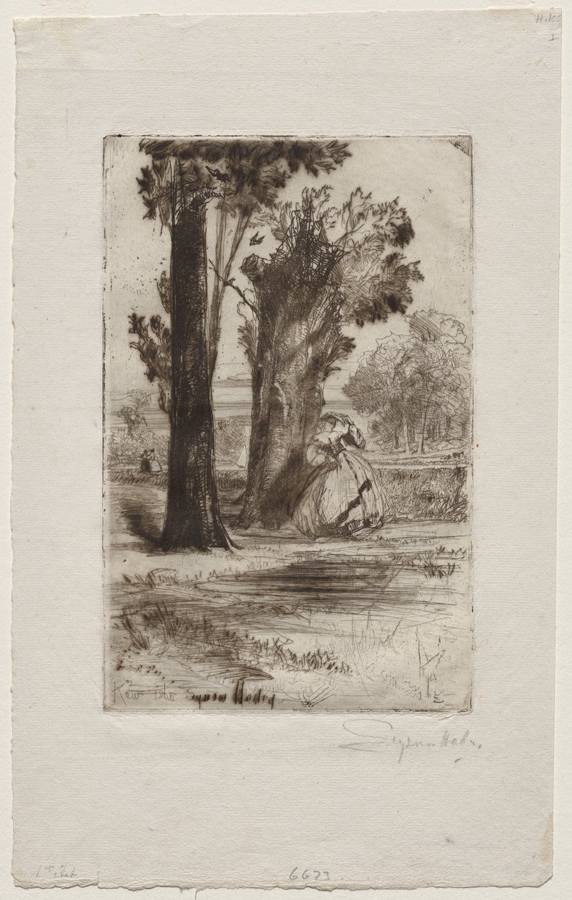 Præstegård ved Sonning af Francis Seymour Haden