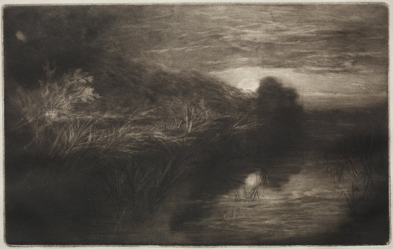 Winchelsea-kanalen af Francis Seymour Haden