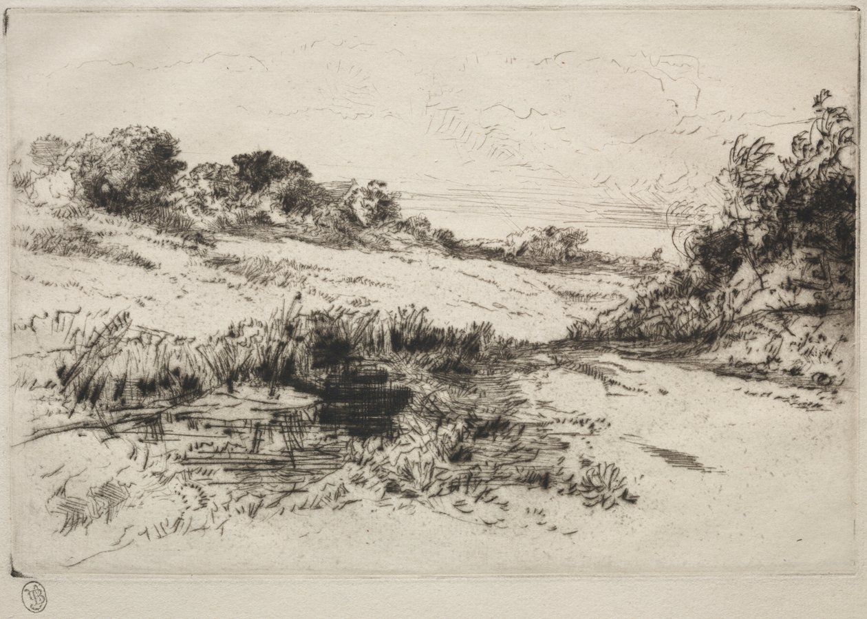 Windmill Hill, nr. 1 af Francis Seymour Haden