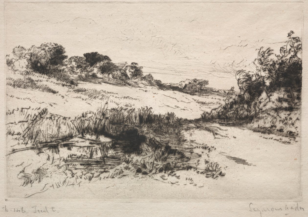 Windmill Hill, nr. 1 af Francis Seymour Haden